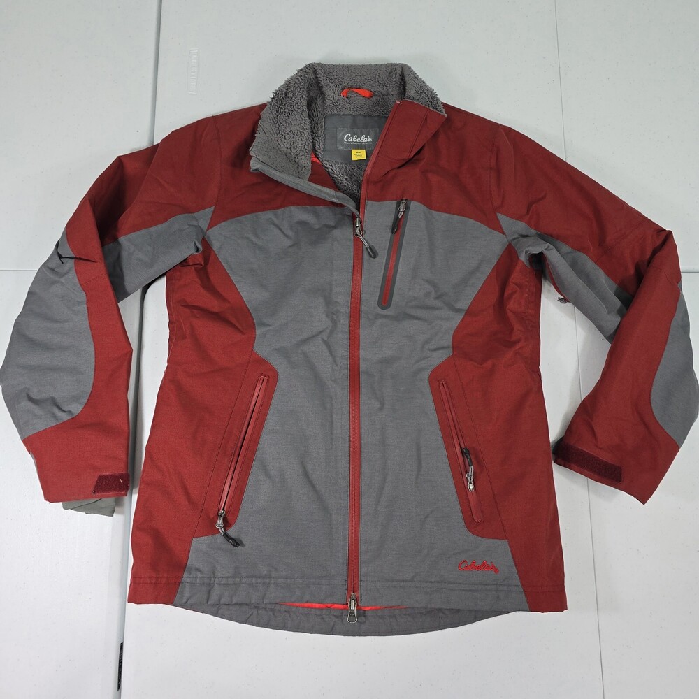 Cabela's Guidewear Goretex Women M Waterproof Rain/Snow/Ski/Hiking Jacket NoHood